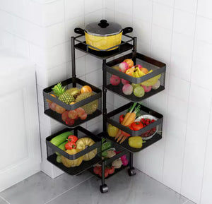 Organizador de verduras y frutas 5 niveles