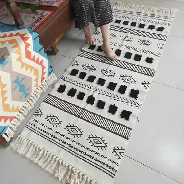 Alfombra kilim cuadrados