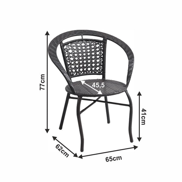 Juego de terraza ratan RT01