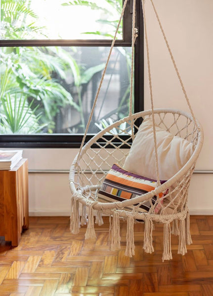 Silla macramé