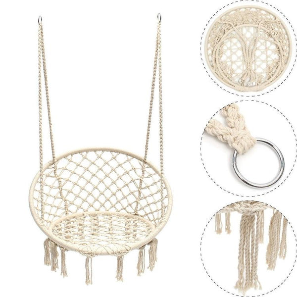 Silla macramé